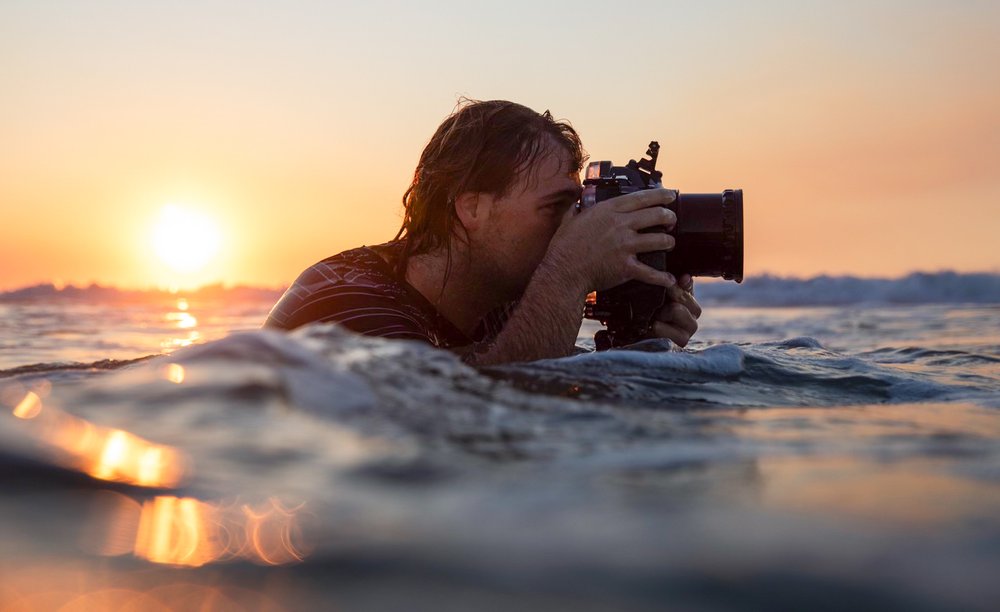 water photoshoot